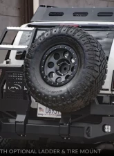 Expedition One Trail Series Dual Swing Rear Bumper Toyota FJ Cruiser 2007-2017                                     - FJC-RB-DSTC-BARE - Image 4