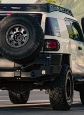 Expedition One Trail Series Dual Swing Rear Bumper Toyota FJ Cruiser 2007-2017                                     - FJC-RB-DSTC-BARE - Image 9
