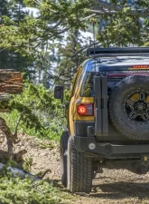Expedition One Trail Series Rear Bumper w/ Smooth Motion Tire Carrier System Toyota FJ Cruiser 2007-2014                                     - FJC-RB-STC-BARE - Image 6