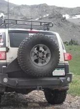 Expedition One Trail Series Rear Bumper w/ Smooth Motion Tire Carrier System Toyota FJ Cruiser 2007-2014                                     - FJC-RB-STC-BARE - Image 7