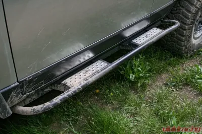 Expedition One Trail Series Rocker Guards with Aluminum Tread Plates for 2007-2014 Toyota FJ Cruiser - FJC-RG-BARE