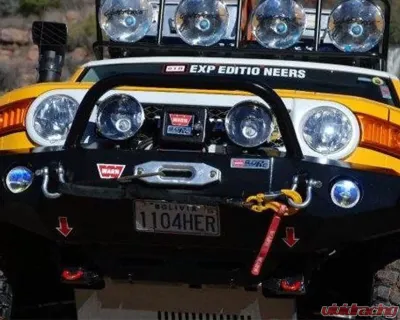 Expedition One Trail Series Bare Metal Standard Hoop Front Bumper Toyota FJ Cruiser 07-14 - FJC-FB-H-BARE