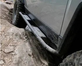 Expedition One Trail Series Rocker Guards w/ Aluminum Tread Plates Toyota FJ Cruiser 2007-2014