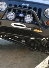 Expedition One Classic Trail Series Full Width Front Bumper Jeep Wrangler JK 2007-2017                                     - JK-CTS-FB-BARE - Image 7