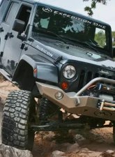 Expedition One Classic Trail Series Full Width Front Bumper Jeep Wrangler JK 2007-2017                                     - JK-CTS-FB-BARE - Image 2