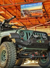 Expedition One Classic Trail Series Full Width Front Bumper Jeep Wrangler JK 2007-2017                                     - JK-CTS-FB-BARE - Image 3