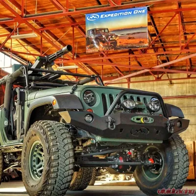 Expedition One Classic Trail Series Full Width Front Bumper Jeep Wrangler JK 2007-2017 - JK-CTS-FB-BARE