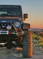 Expedition One Classic Trail Series Full Width Front Bumper Jeep Wrangler JK 2007-2017                                     - JK-CTS-FB-BARE - Image 4