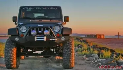 Expedition One Classic Trail Series Full Width Front Bumper Jeep Wrangler JK 2007-2017 - JK-CTS-FB-BARE