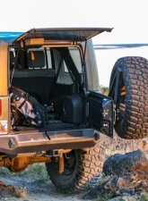 Expedition One Trail Series Rear Bumper w/ Smooth Motion Tire Carrier Jeep Wrangler JK 2007-2017                                     - JK-CTS-RB-STC-BARE - Image 3