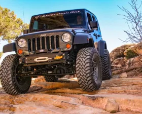 Expedition One Basic DX Front Winch Bumper Jeep Wrangler JK 2007-2017
