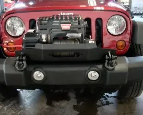 Expedition One OEM Powder Coated Winch Mount Jeep Wrangler JK 2007-2017