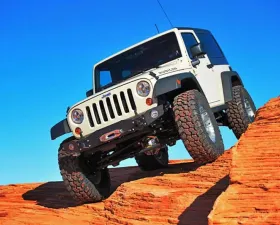 Expedition One Basic DX Front Bumper Modular Side Wings Jeep Wrangler JK 2007-2017