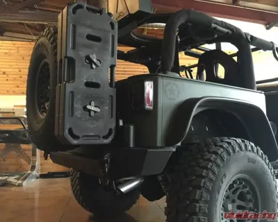 Expedition One Classic Core Series Rear Bumper w/ Smooth Motion STC System Jeep Wrangler JK 2007-2017 - JK-CCS-RB-STC-BARE