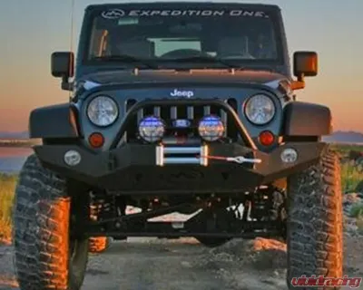 Expedition One Classic Trail Series Full Width Front Bumper Jeep Wrangler JK 2007-2017 - JK-CTS-FB-BARE