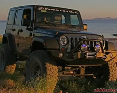 Expedition One Classic Trail Series Full Width Front Bumper Jeep Wrangler JK 2007-2017 - JK-CTS-FB-BARE