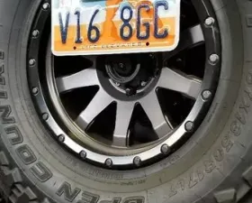 Expedition One Camera/License Plate Tire Mount Kit Jeep Wrangler JL 2018+