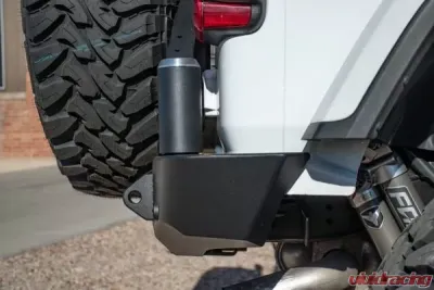 Expedition One Core Series 2 Rear Bumper w/ Smooth Motion Tire Carrier System Jeep Wrangler JL 2018+ - JL18-CS2-RB-STC-BARE