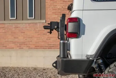 Expedition One Trail Series 2 Rear Bumper w/ Smooth Motion Tire Carrier System Jeep Wrangler JL 2018+ - JL18-TS2-RB-STC-BARE