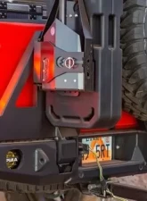 Expedition One Trail Series Dual Swing Rear Bumper Jeep Gladiator JT 2019+                                     - JTGLDTR19+RB-DSTC-BARE - Image 4