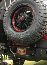 Expedition One Trail Series Dual Swing Rear Bumper Jeep Gladiator JT 2019+                                     - JTGLDTR19+RB-DSTC-BARE - Image 2