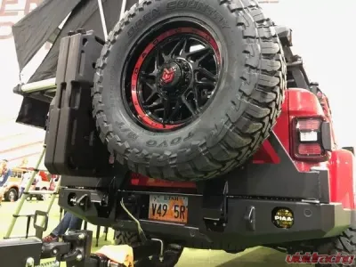 Expedition One Trail Series Dual Swing Rear Bumper Jeep Gladiator JT 2019+ - JTGLDTR19+RB-DSTC-BARE