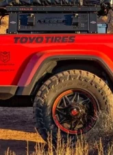 Expedition One Trail Series Dual Swing Rear Bumper Jeep Gladiator JT 2019+                                     - JTGLDTR19+RB-DSTC-BARE - Image 3