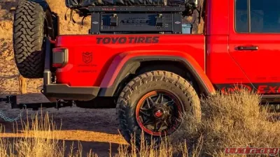 Expedition One Trail Series Dual Swing Rear Bumper Jeep Gladiator JT 2019+ - JTGLDTR19+RB-DSTC-BARE