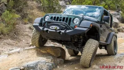 Expedition One Mule Full Width Front Bumper Jeep Wrangler - MULE-FB-FULL-PC