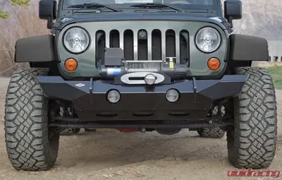 Expedition One Mule Mid Width Front Bumper Jeep Wrangler - MULE-FB-MID-PC