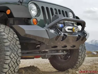 Expedition One Mule Mid Width Front Bumper Jeep Wrangler - MULE-FB-MID-PC