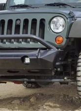 Expedition One Mule Equipment Stubby Front Bumper Jeep Wrangler                                     - MULE-FB-STUBBY-PC - Image 3