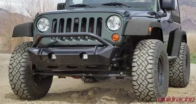 Expedition One Mule Equipment Stubby Front Bumper Jeep Wrangler - MULE-FB-STUBBY-PC