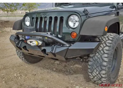 Expedition One Mule Equipment Stubby Front Bumper Jeep Wrangler - MULE-FB-STUBBY-PC