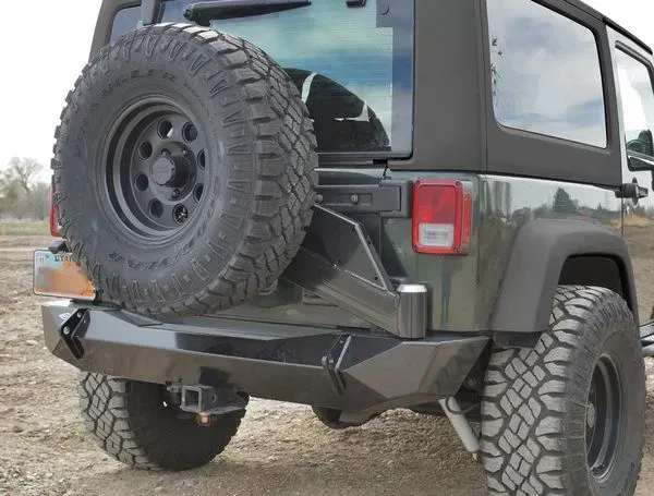 Expedition One Mule Equipment Rear Bumper with Tire Carrier System Jeep Wrangler JK 2007-2017 - MULE-RB-STC-PC
