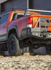 Expedition One Trail Series Dual Swing-Out Rear Bumper Toyota Tacoma 2016+                                     - TACO16+RB-DSTC-BARE - Image 4