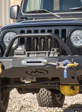 Expedition One Trail Series Front Winch Bumper Jeep Wrangler TJ 1997-2006                                     - TJ-FB-BARE - Image 4