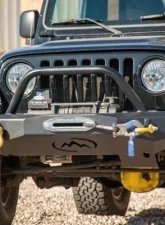 Expedition One Trail Series Front Winch Bumper Jeep Wrangler TJ 1997-2006                                     - TJ-FB-BARE - Image 5