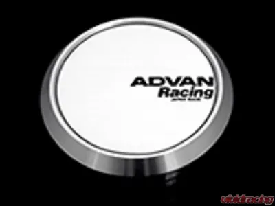 Advan 63mm Flat Type Center Cap - White - YV2389