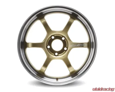 Advan R6 Wheel 18x10.5 5x114.3 24mm Machining & Racing Brass Gold - YA68L24EMBZ