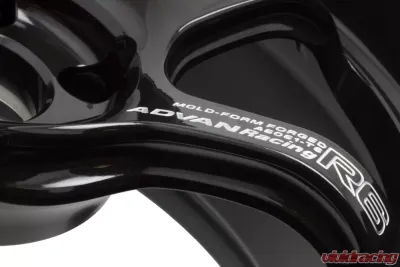 Advan R6 Wheel 18x10 5x100 35mm Racing Titanium Black - YA68K35DTB