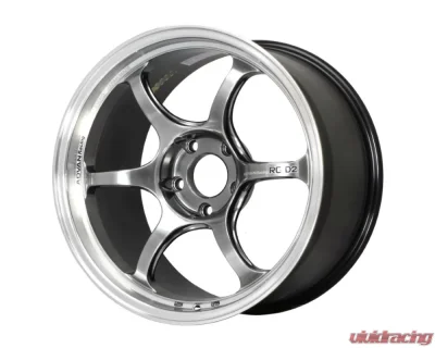 Advan RG-D2 Wheel 15x5.5 4x100 38mm Machining & Racing Hyper Black - YAT5B38AHB