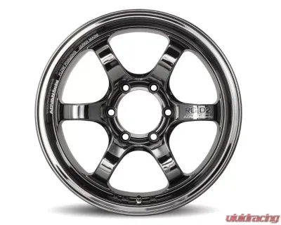 Advan RG-D2 Wheel 17x8.5 6x139.7 -10mm Black Chrome - YAT7H-10KSBK