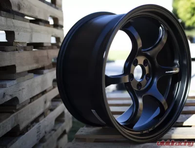 Advan RG-D2 Wheel 15x5.5 4x100 45mm Semi Gloss Black - YAT5B45ASB