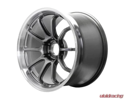 Advan RS-DF Progressive Wheel 18x10.5 5x114.3 24mm Machining & Racing Hyper Black - YAS8L24EHB