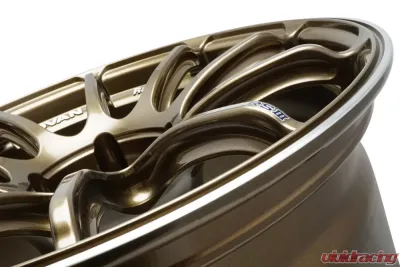 Advan RSIII Wheel 18x8 5x114.3 45mm Umber Bronze Metallic & Ring - YA38G45EUAR