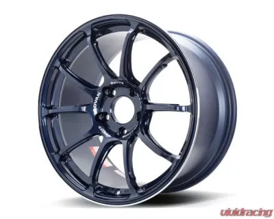 Advan RZ-F2 Wheel 18x8 5x114.3 44mm Racing Titanium Blue & Ring - YA28G44EDR