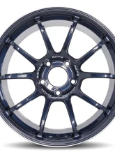 Advan RZ-F2 Wheel 18x8 5x114.3 44mm Racing Titanium Blue & Ring                                     - YA28G44EDR - Image 2