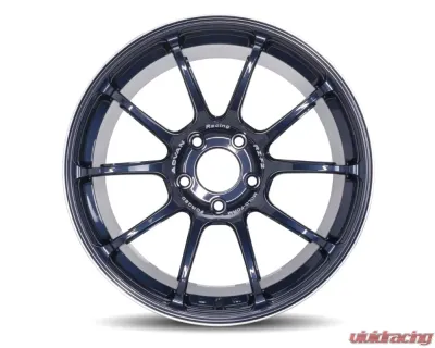 Advan RZ-F2 Wheel 18x8 5x114.3 44mm Racing Titanium Blue & Ring - YA28G44EDR