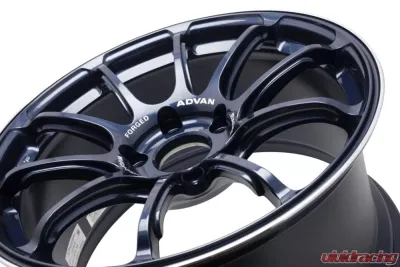Advan RZ-F2 Wheel 18x9.5 5x114.3 12mm Racing Titanium Blue